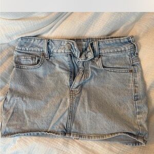 PacSun Light Blue Denim Skirt